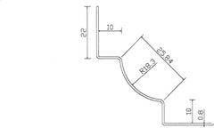 ProDiva Anguli – Hohlkehlprofil aus Edelstahl