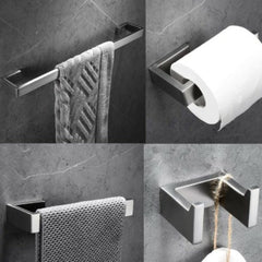 ProDiva Luxior – Edelstahl Badzubehör-Set für moderne Bäder