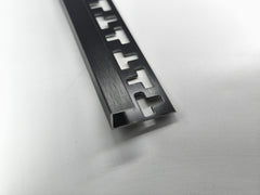 Fliesenprofil „Quadratum Schwarz – Alu eloxiert