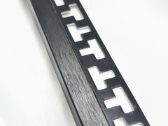 Fliesenprofil „Quadratum Schwarz – Alu eloxiert