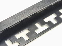 Fliesenprofil „Quadratum Schwarz – Alu eloxiert